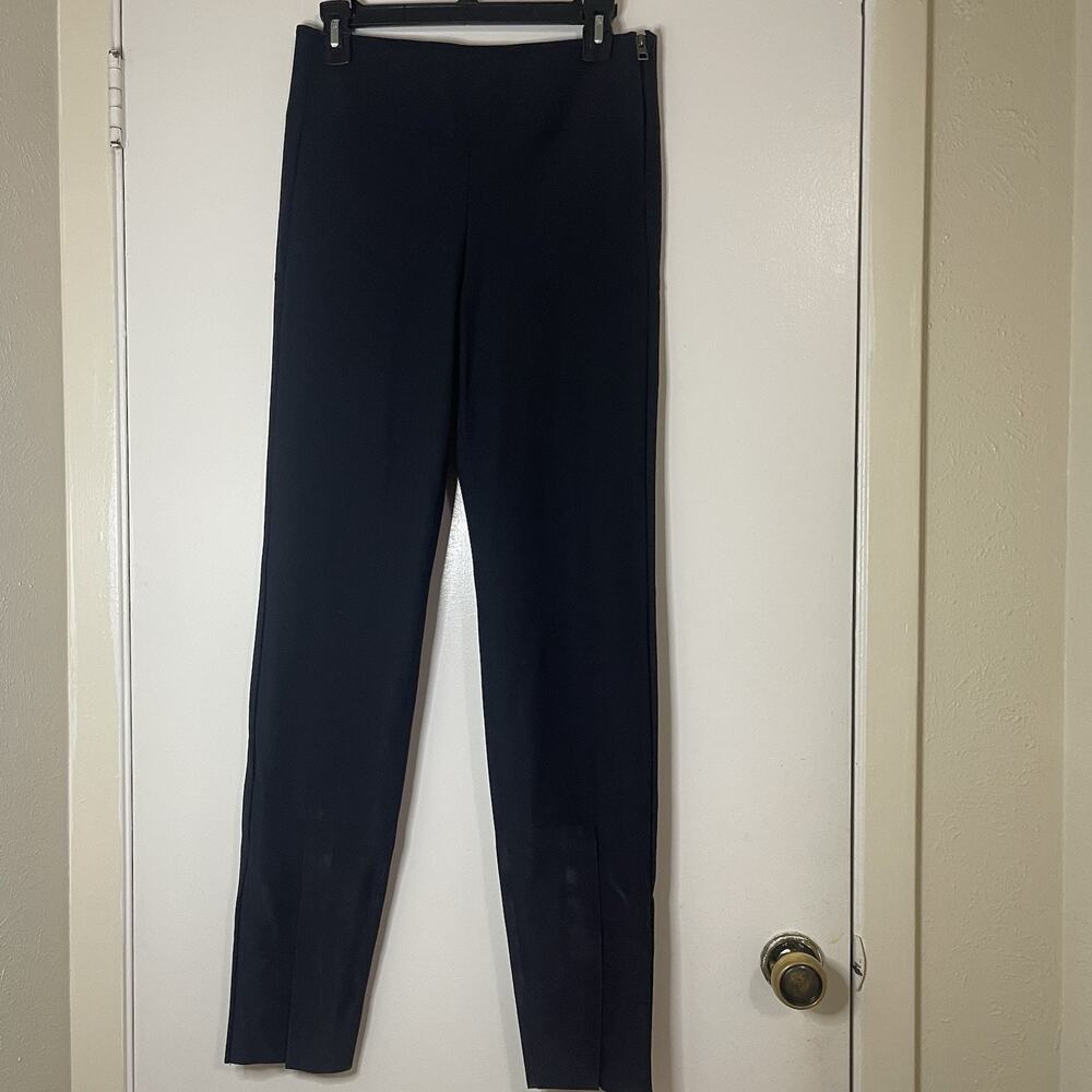 ATHLETA interstellar tights black side zip split hem size US 6